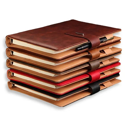 A5 Journal Binder Leather Premium Business Diary Notebook