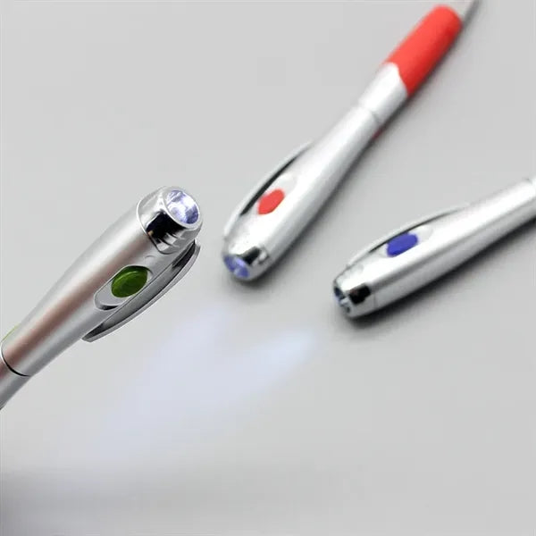 Multi Functional Ballpoint Pen With LED Flashlight