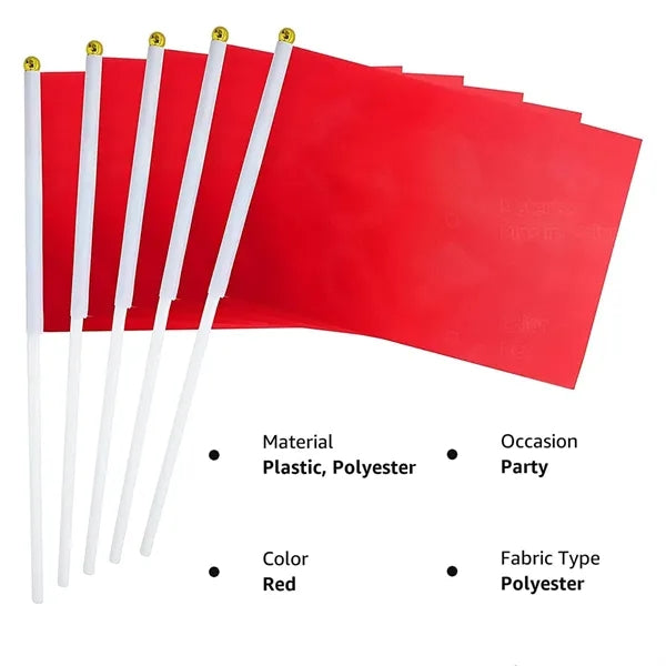 Spring Outdoor Garden Party Festive Hand-Waving Flag