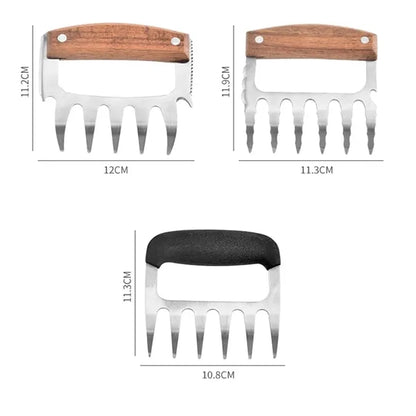 2 Pcs Stainless Steel Meat Claws