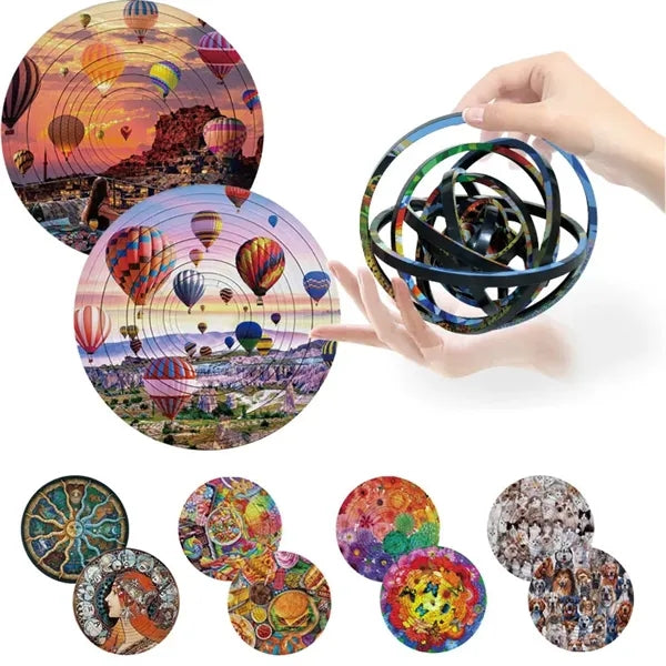 360 Degrees Spin Flip Puzzle