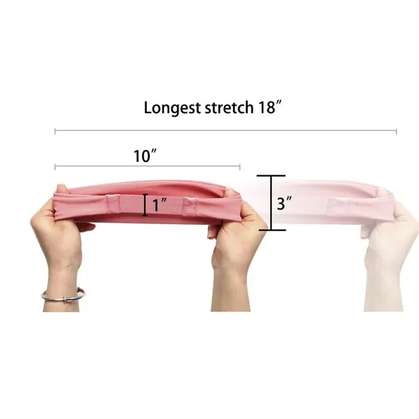 Elastic Nylon Cooling Silk Headband With Sweat Wicking