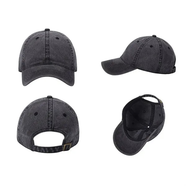 Washed Distressed Baseball Cap