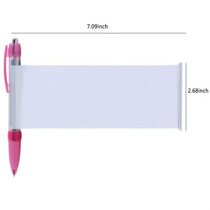 Promotional Pull-Out Ad Ballpoint Pen