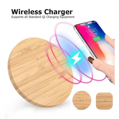 10W Wooden Wireless Charger