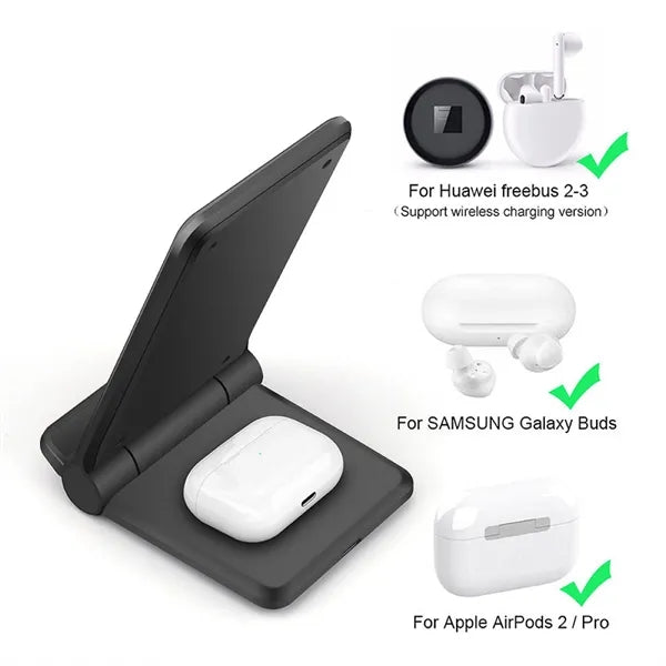 Fodable 20W 2 in 1 Wireless Charger