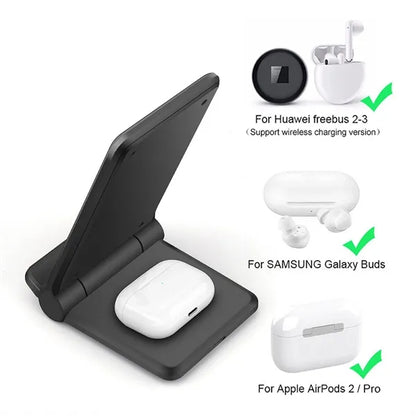 Fodable 20W 2 in 1 Wireless Charger