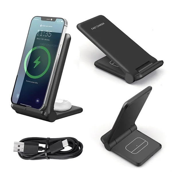 Fodable 20W 2 in 1 Wireless Charger