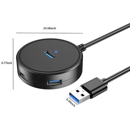 USB Multi-Port Extension Adapter Computer Accessories