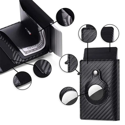 Minimalist Wallet for Men RFID Blocking Money Clip