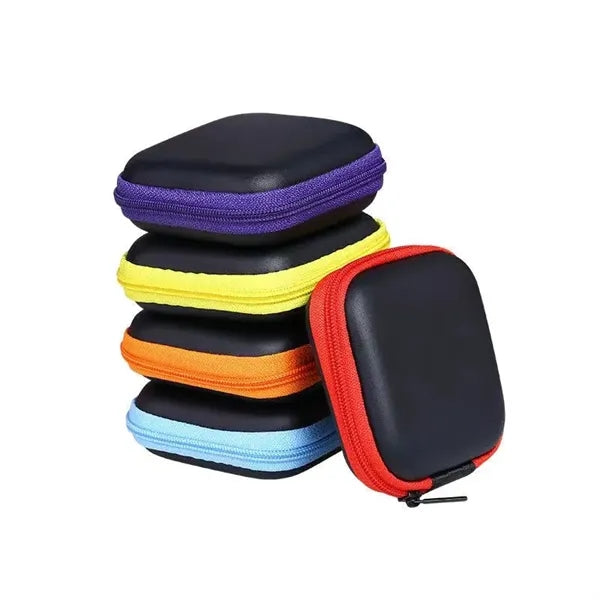 Square Cellphone Earphone Headset Earbuds Case
