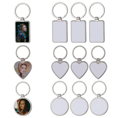 Metal Photo Frame Keychain DIY