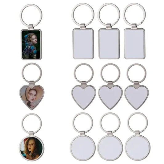 Metal Photo Frame Keychain DIY