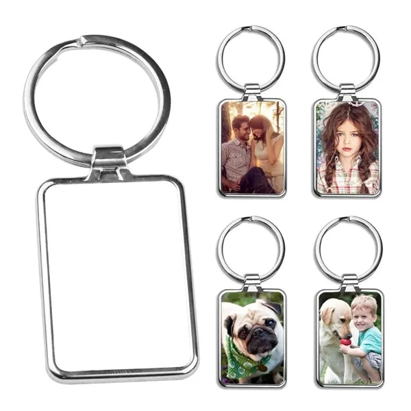 Metal Photo Frame Keychain DIY