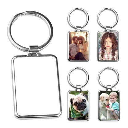 Metal Photo Frame Keychain DIY