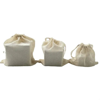 13.7" x 17.7" Full Cotton Mesh Produce Bag