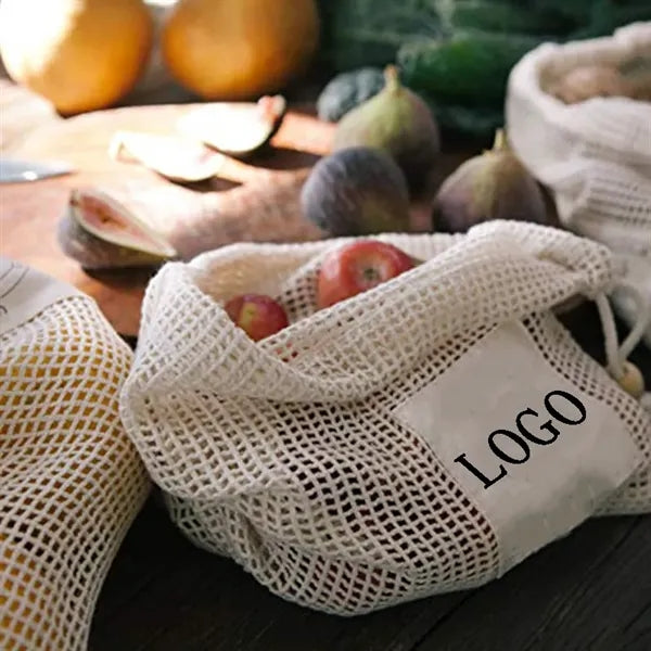 13.7" x 17.7" Full Cotton Mesh Produce Bag