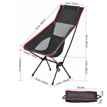 Portable High Back Camp Chair