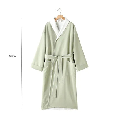 Plush Lined Microfiber Bath Robe