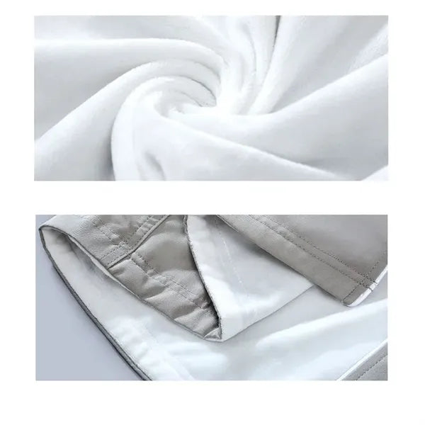 Plush Lined Microfiber Bath Robe
