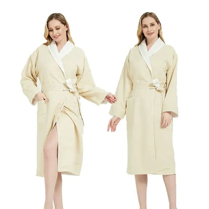 Plush Lined Microfiber Bath Robe