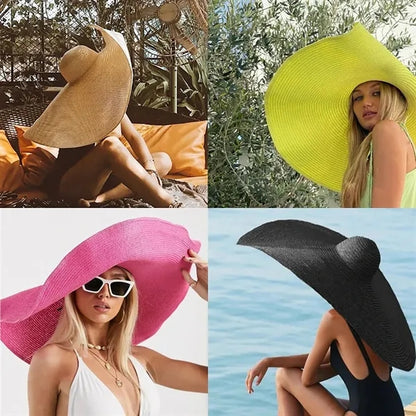 Large Wide Brim Straw Hats