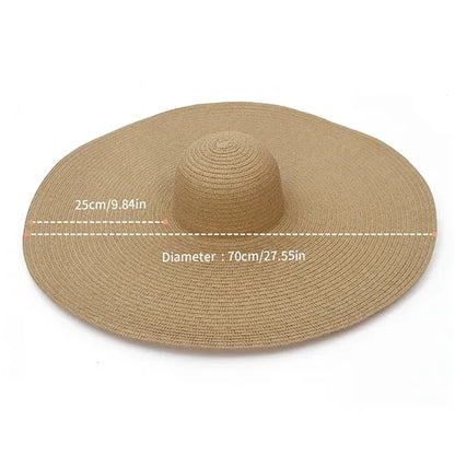 Large Wide Brim Straw Hats