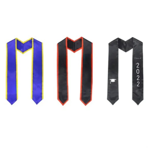 Customized Full-Color Imprinted Graduation Stole