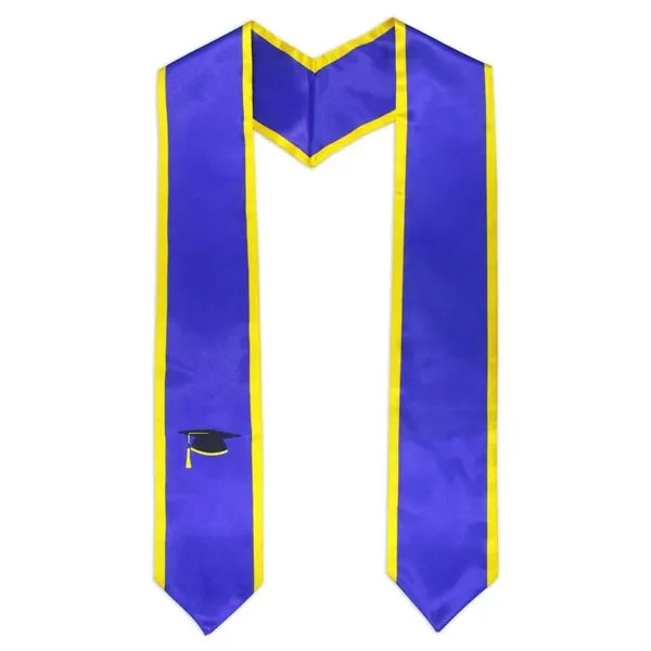 Customized Full-Color Imprinted Graduation Stole