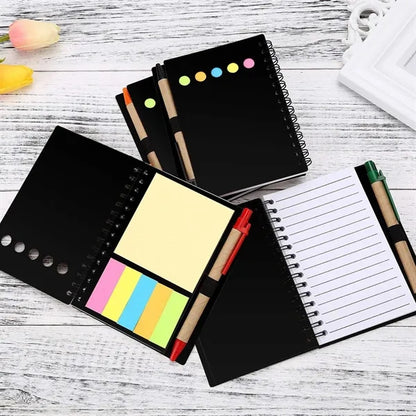 Custom Kraft Paper Convenience Sticker Combination Notebook