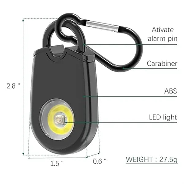 Self Defense Siren Keychain