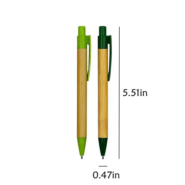 Custom action Bamboo Wheat Writer Ballpoint Neutral Pen