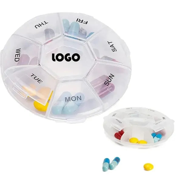 7 Days Pill Organizer Dispenser Weekly Medicine Holder Box