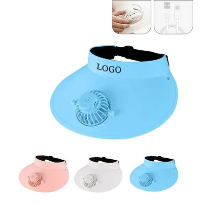 Sun Visor Hat With Fan