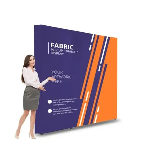 Fabric Pop up Straight Display Package (10Ft x 8Ft)