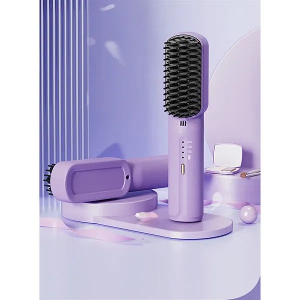 Portable Hair Straightener Brush