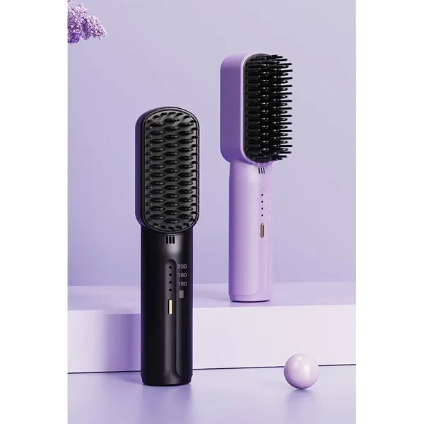 Portable Hair Straightener Brush