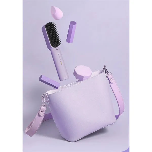 Portable Hair Straightener Brush