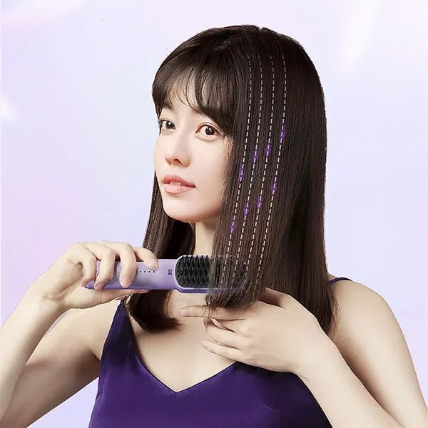 Portable Hair Straightener Brush