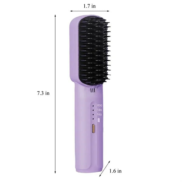 Portable Hair Straightener Brush