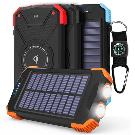 Solar Power Bank Fast Charging