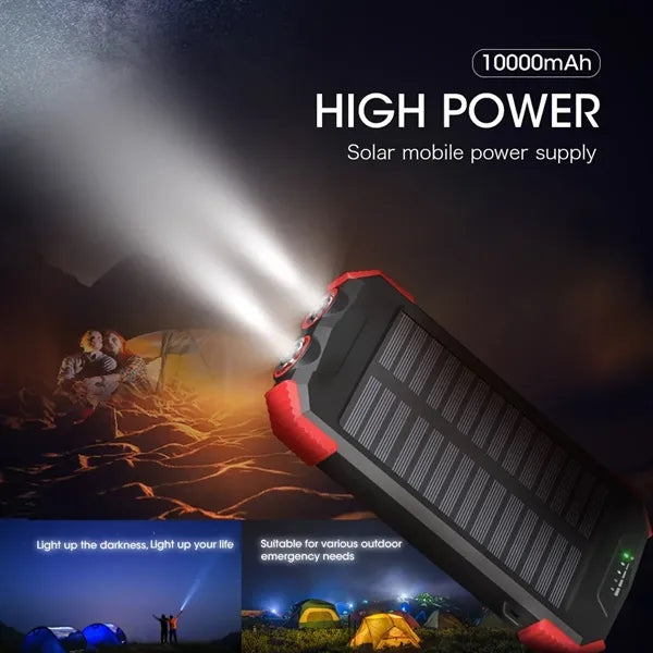 Solar Power Bank Fast Charging