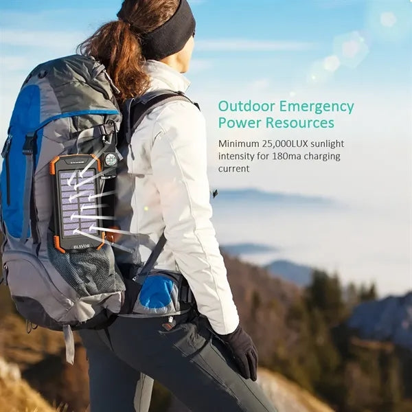 Solar Power Bank Fast Charging