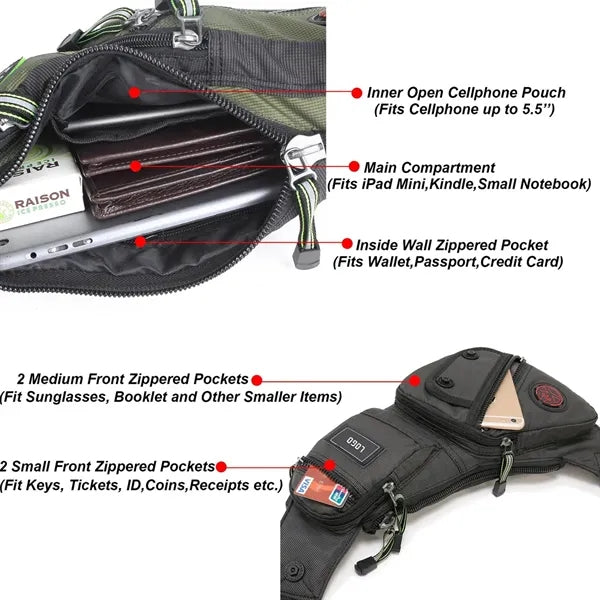 Crossbody Bag Chest Shoulder Backpack