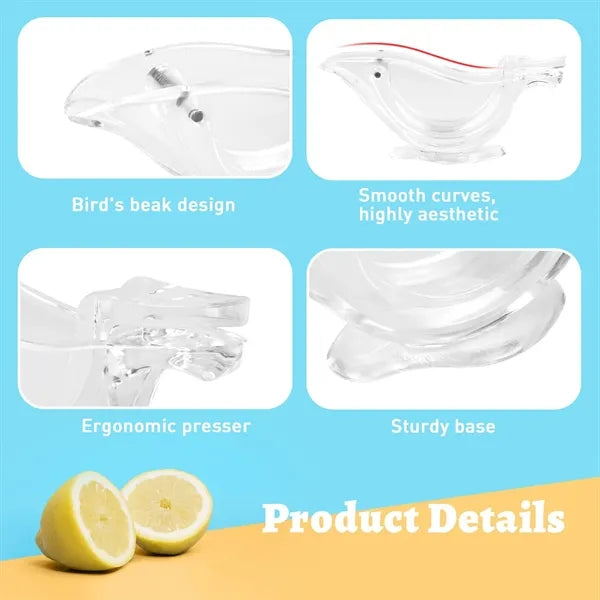 Acrylic Manual Lemon Juicer