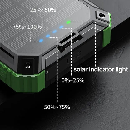 Solar Power Bank 4 Cables 6 Outputs