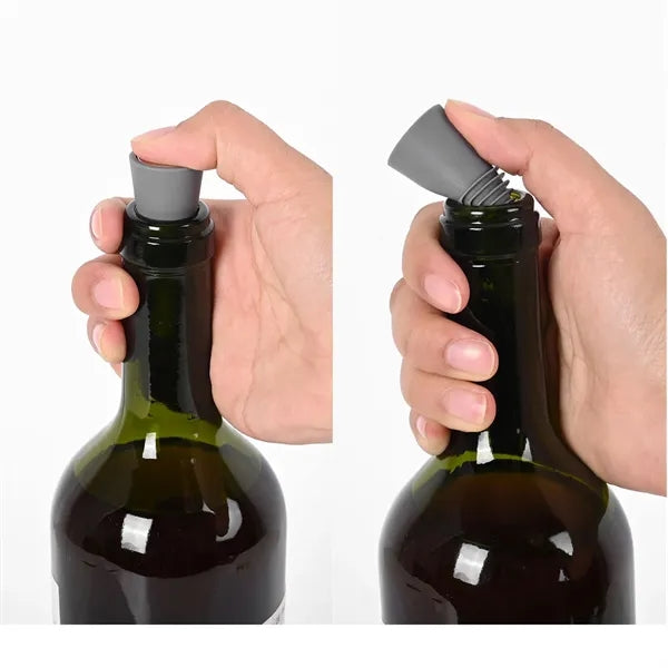 4 PCS Silicone Wine Stoppers Set