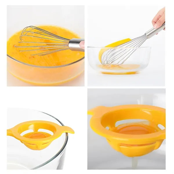 3 PCS Stainless Steel Whisk Set