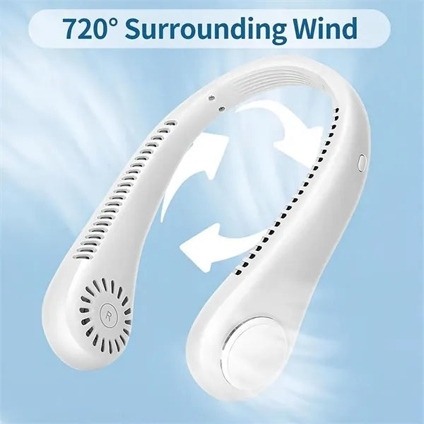 600Mah Portable Neck Fan