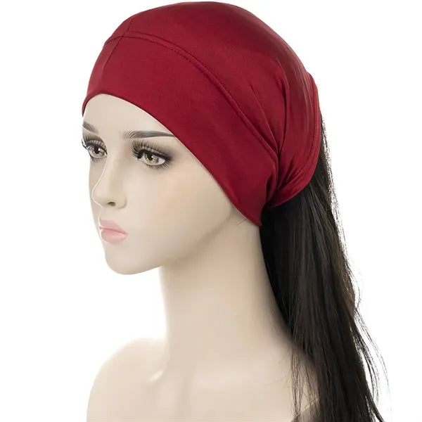 Ladies Pure Color Mercerized Bonnet